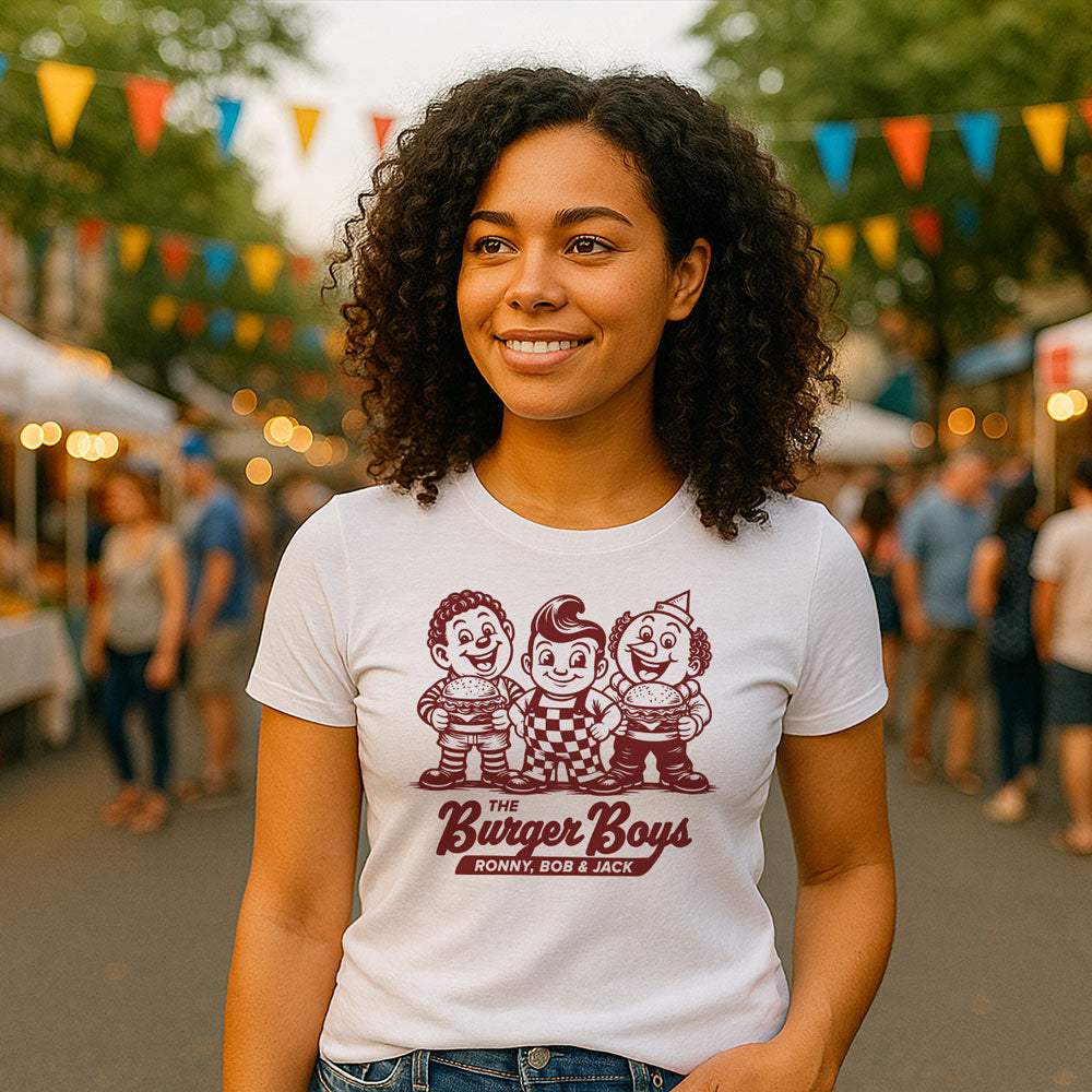 Women’s Greetees Burger Boys T-shirt