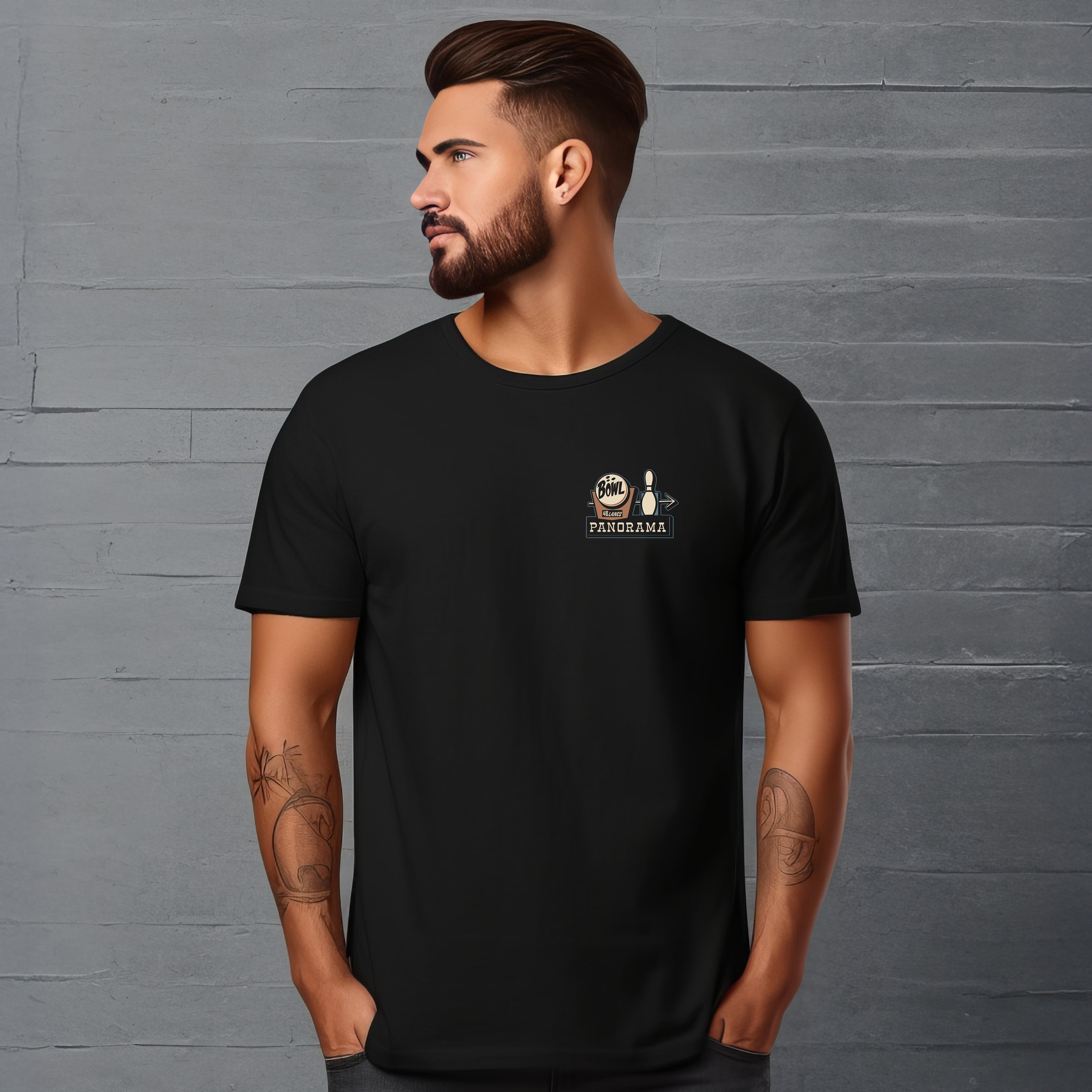 Greetees Panorama Bowl T-shirt