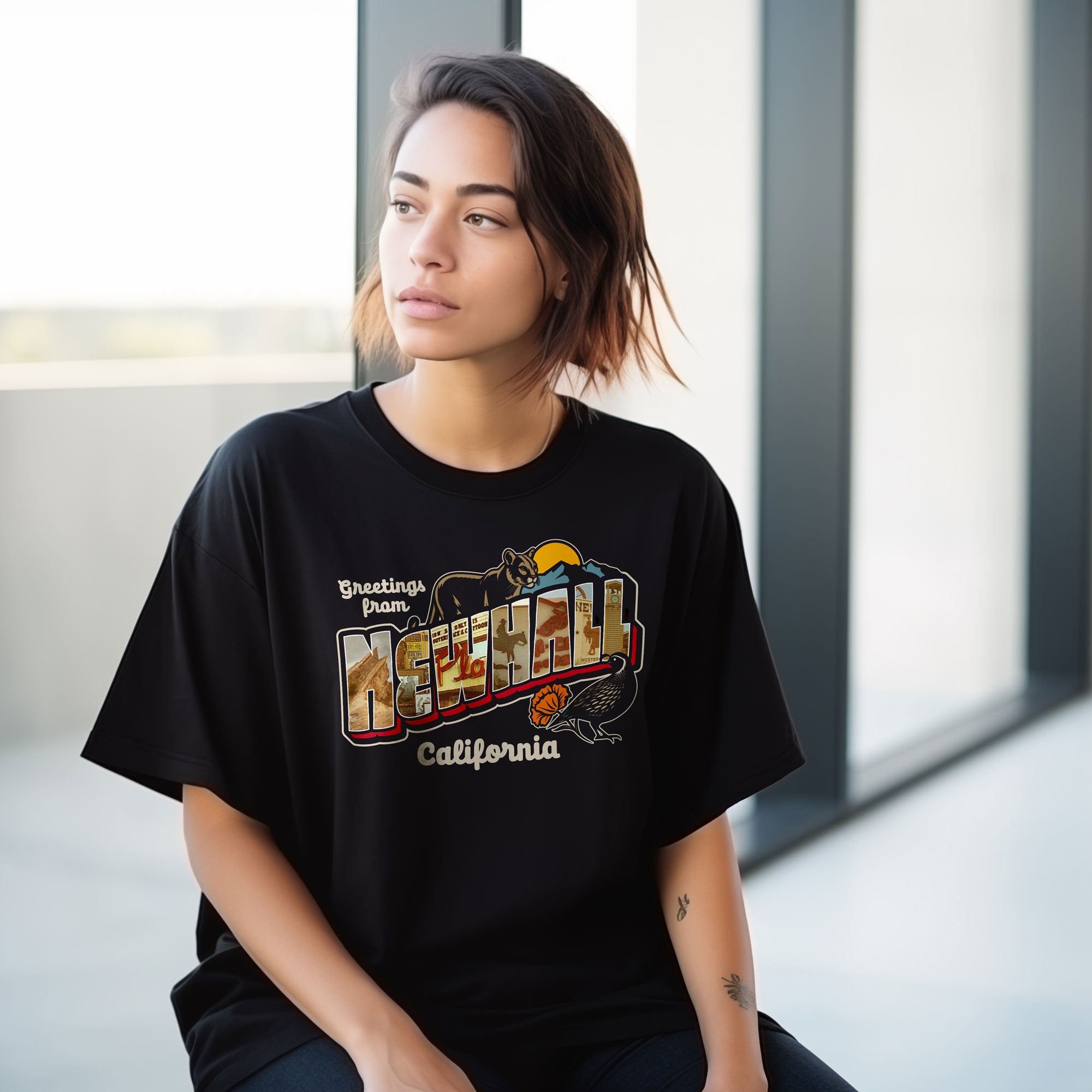 Women’s Greetees Newhall t-shirt