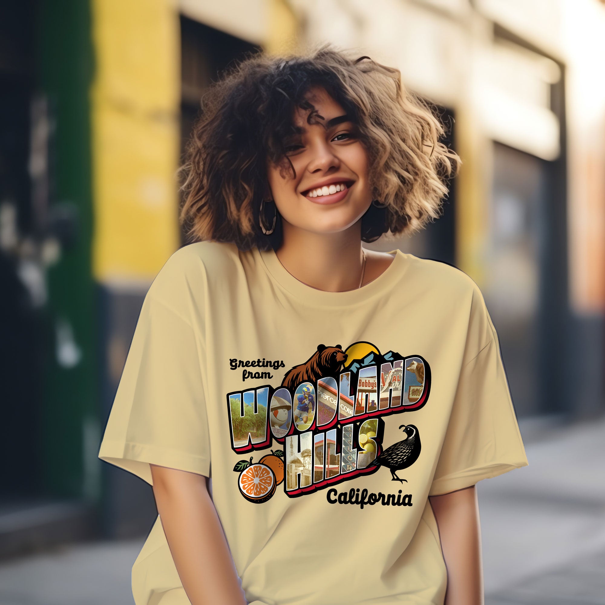 Greetees Woodland Hills Premium T-shirt