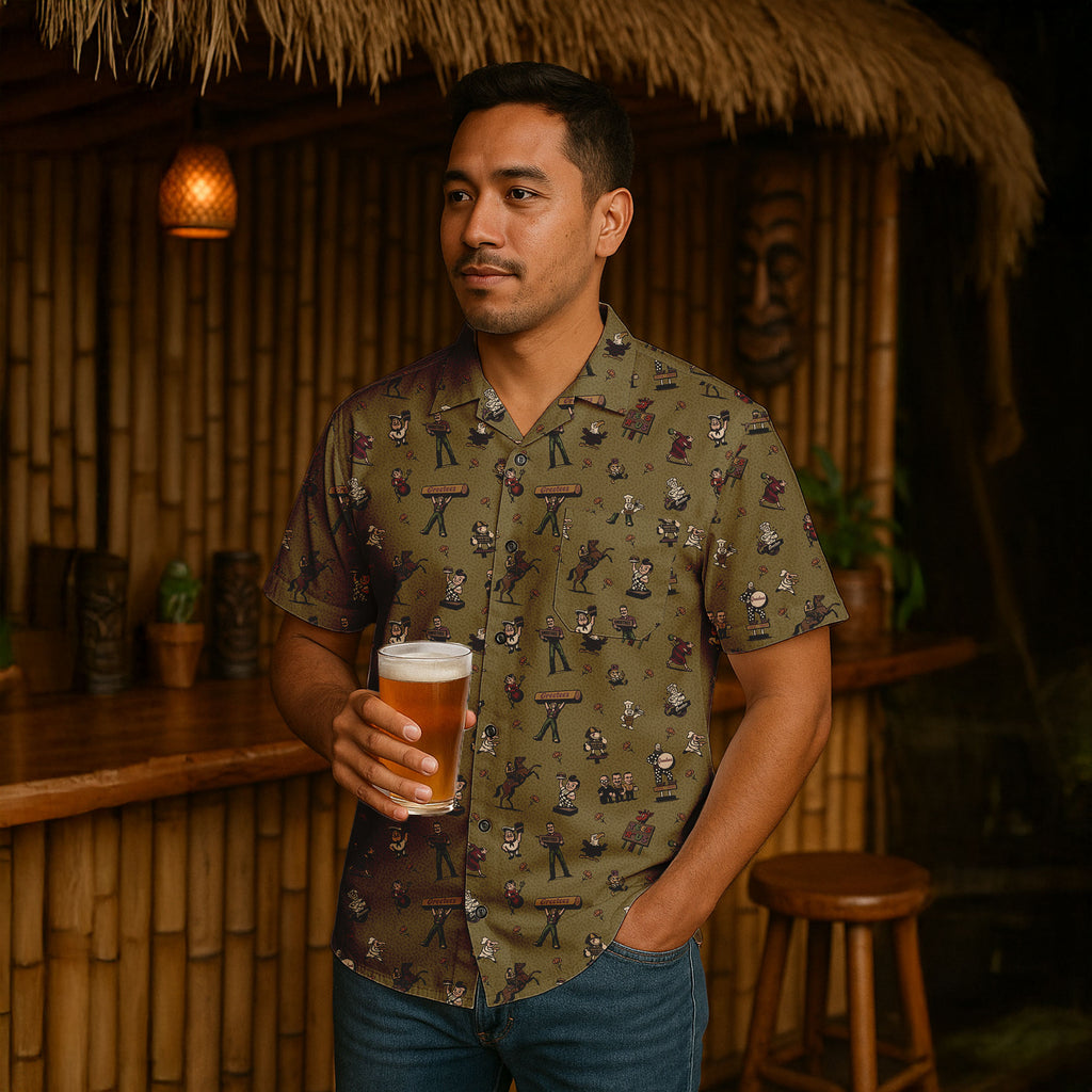 Greetees Valley Icons Casual Short Sleeve Shirt