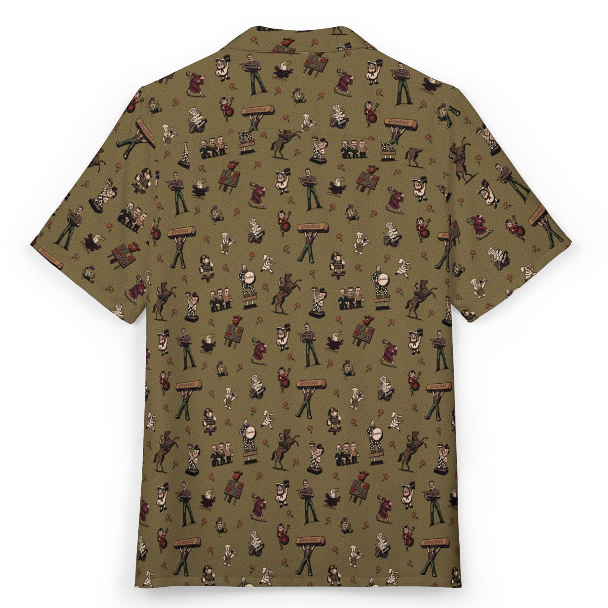 Greetees Valley Icons Casual Short Sleeve Shirt